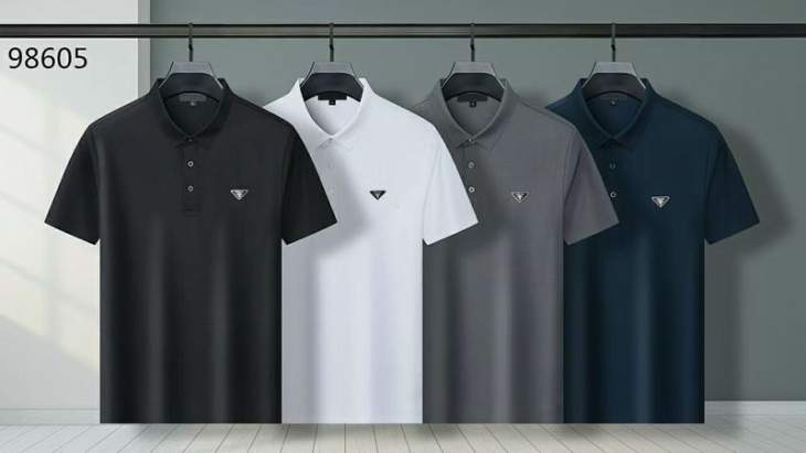 Picture of Prada Polo Shirts Short _SKUPradaM-3XL25wx31425721